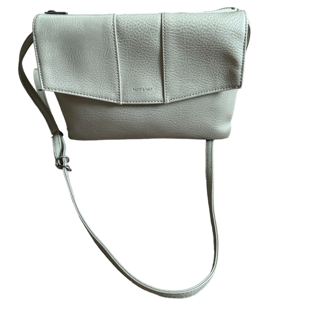 Matt & Nat Eeha Dwell Vegan Leather Adjustdbable Strap Crossbody Purse